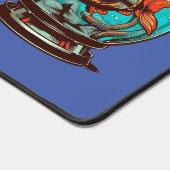 Mechfisch Schreibtischunterlage (Ecke)