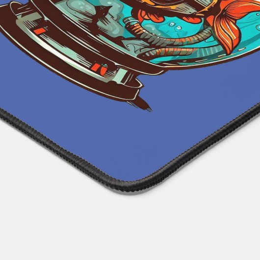 Mechfisch Schreibtischunterlage (Ecke)