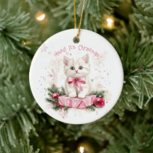 MeChristmas Kitten Pink