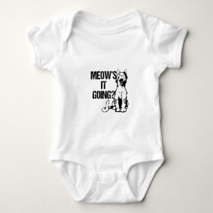 mecht seine Laufkatzenliebhaber Design Baby Strampler