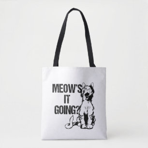 mecht seine Laufkatzenliebhaber Design Tasche