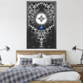 MechTron Eine Abstrakte Kunst Leinwanddruck (Insitu (Schlafzimmer))