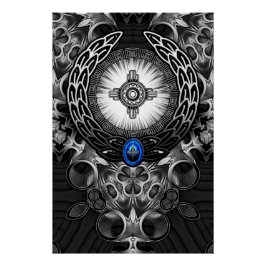 MechTron Eine Abstrakte Kunst Poster