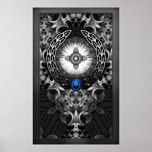 MechTron Eine Abstrakte Kunst Poster