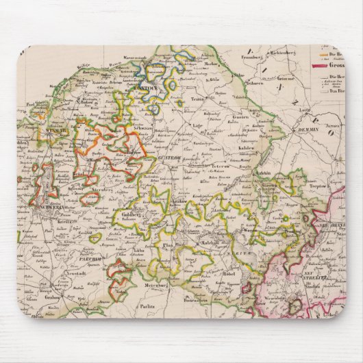 Mecklenburg, Deutschland Mousepad (Vorne)
