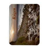 Mecklenburg-Küste Sonnenuntergang Magnet (Vertikal)