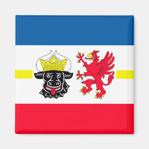 Mecklenburg-Vorpommern Flagge Magnet