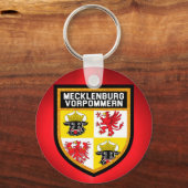 Mecklenburg-Vorpommern-Flagge Schlüsselanhänger (Vorderseite)