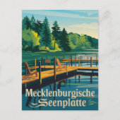 Mecklenburgische Seenplatte Postkarte (Vorderseite)