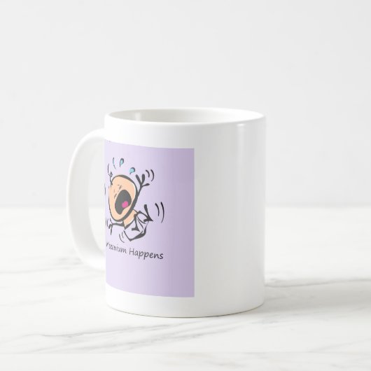 Meconium geschieht kaffeetasse (Vorderseite Links)