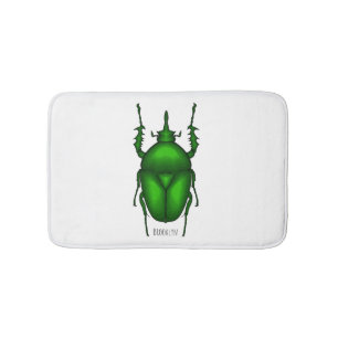 Mecynorhina torquata bug Cartoon zur Darstellung Badematte