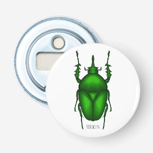Mecynorhina torquata bug Cartoon zur Darstellung Flaschenöffner