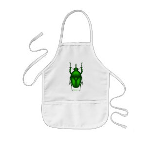 Mecynorhina torquata bug Cartoon zur Darstellung Kinderschürze