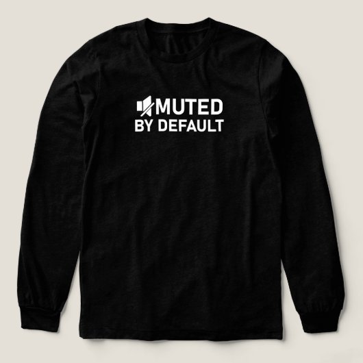 Med by default Minimalistisch T - Shirt - Audio V2 (Design Vorderseite)