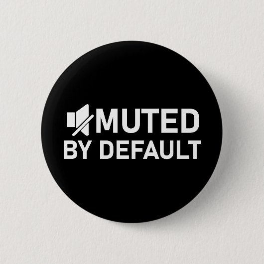 Med by default Minimalistisch T - Shirt - Audio V2 Button (Vorderseite)