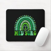 Med Chir Regenbogen Leopard St Patricks Day Kranke Mousepad (Mit Mouse)