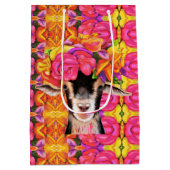 Med Geschenktasche Posey die Ziege Mittlere Geschenktüte (Rückseite)