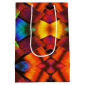 Med Gift Bag Butterfly Scales Mittlere Geschenktüte (Rückseite)