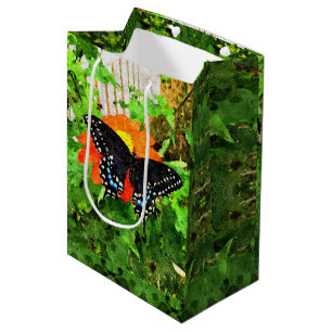 Med Gift Bag Frack über mexikanische Sonnenblume Mittlere Geschenktüte
