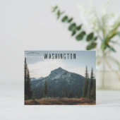Med Rainier National Park Washington USA Postkarte (Stehend Vorderseite)