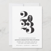 Med School Abschluss Invitation Class of 2024 Einladung (Vorderseite)