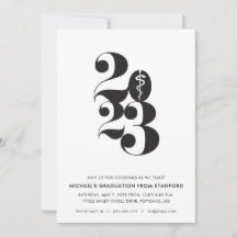 Med School Abschluss Invitation Class of 2024