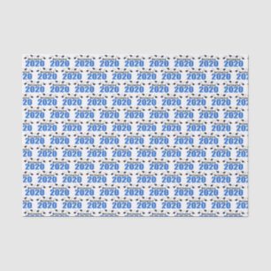 Med School Grad 2020 Abschluss Gewebe (blau) Seidenpapier