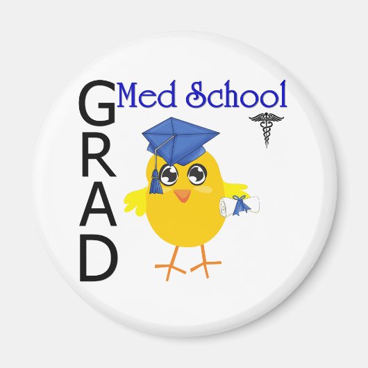 Med School Grad Magnet (Vorne)