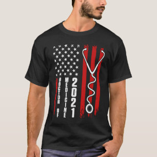 Med School Learning Medical Doctor MD Grad Gradu T-Shirt