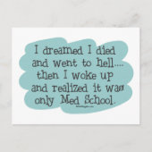 Med School oder Hell? Postkarte (Vorderseite)