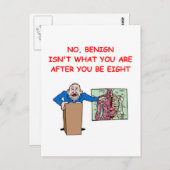 Med School Witz Postkarte (Vorne/Hinten)