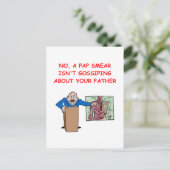 Med School Witz Postkarte (Stehend Vorderseite)