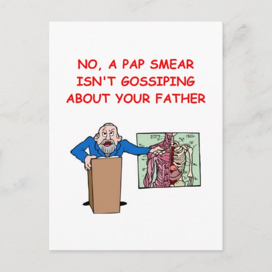 Med School Witz Postkarte (Vorderseite)