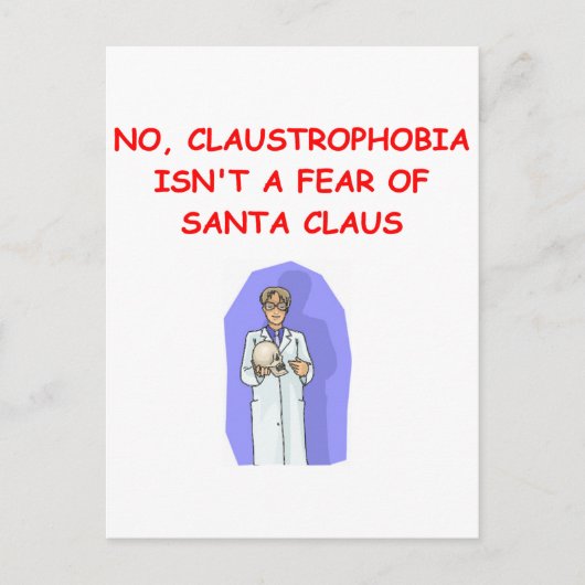 Med School Witz Postkarte (Vorderseite)