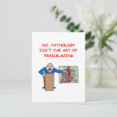 Med School Witz Postkarte (Stehend Vorderseite)