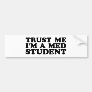 Med Student Autoaufkleber