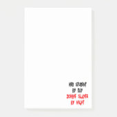 Med Student Zombie Joke Post-it Klebezettel (Vorderseite)