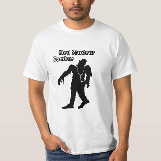 MED-Studenten-Zombie T-Shirt (Vorderseite)
