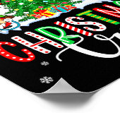 Med Surg Christmas Crew Group Gnomes Decorating Xm Poster (Ecke)