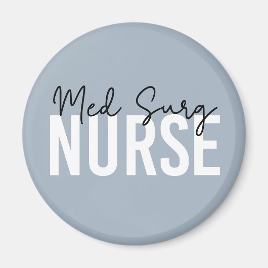 Med Surg Nurse | Medizinisch-chirurgische Krankenv Magnet (Vorne)