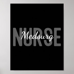 Med Surg Nurse - Medizinische Krankenpflege Poster