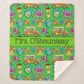 Med Teacher wackelt in Liebe Sherpa Blanket Sherpadecke (Vorderseite)