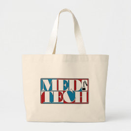 MED TECH LABOR BLOCK LOGO JUMBO STOFFBEUTEL
