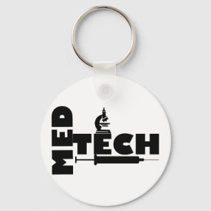 MED TECH MICROSCOPE SYRINGE LOGO SCHLÜSSELANHÄNGER