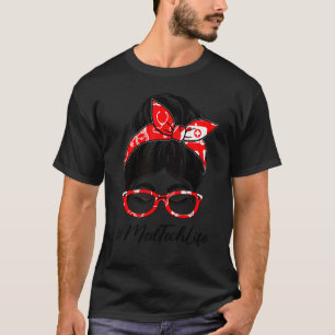 Med Tech Women Messy Bun Wertungstag für Arbeit T-Shirt