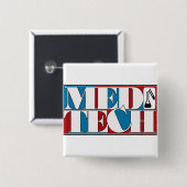 MED-TECHNOLOGIE-LABORblock-LOGO Button (Vorne & Hinten)
