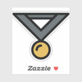 Medaille Aufkleber (Blatt)