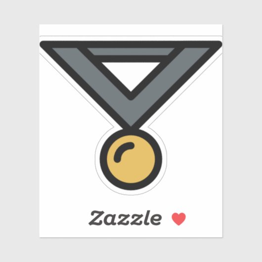 Medaille Aufkleber (Blatt)