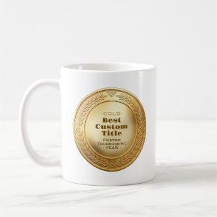 Medaille Benutzerdefiniert 3D Realistisch Editierb Kaffeetasse