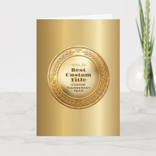 Medaille Benutzerdefiniert 3D Realistisch Editierb Karte